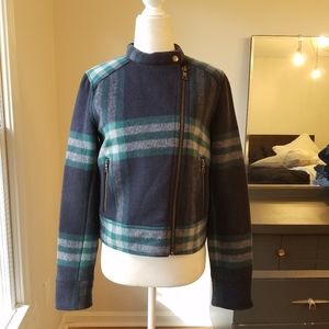 GAP 90s plaid jacket/coat